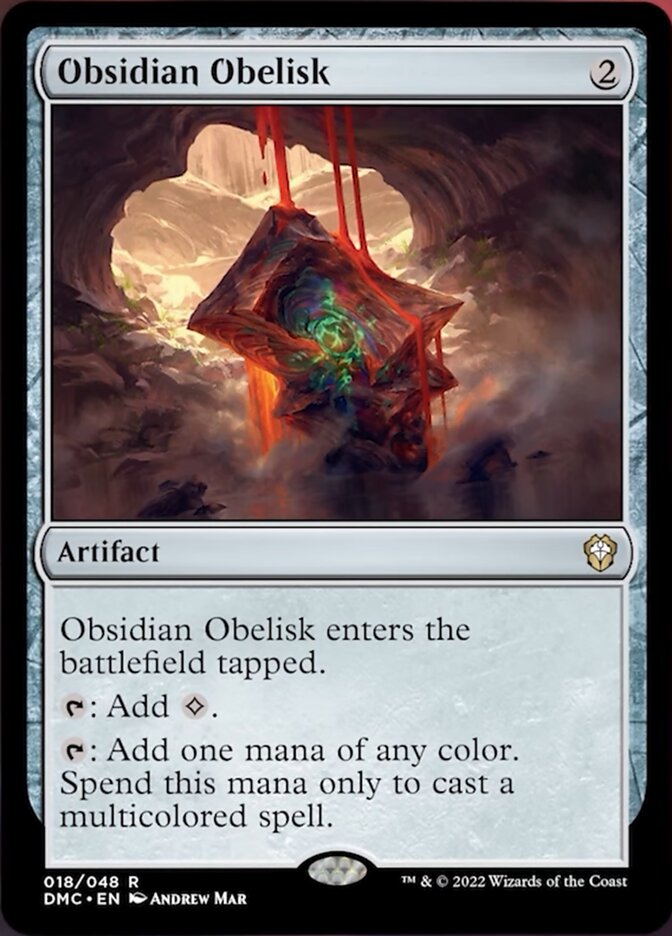 Obsidian Obelisk [Dominaria United Commander] | Rock City Comics