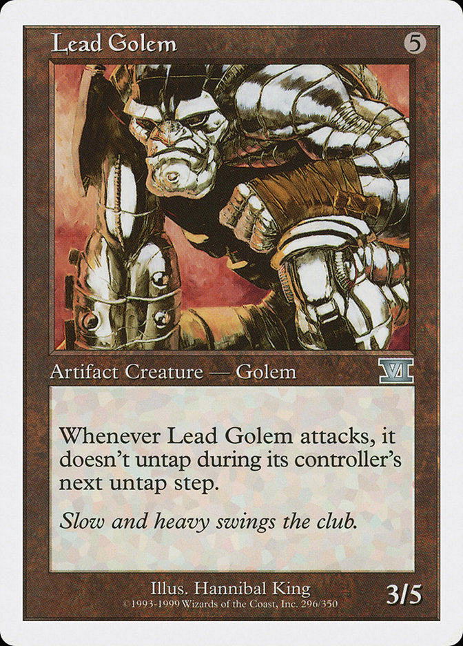 Lead Golem [Classic Sixth Edition] | Rock City Comics