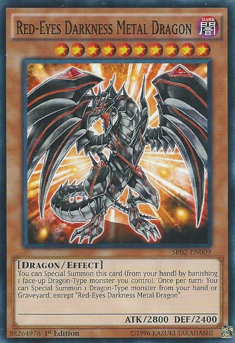 Red-Eyes Darkness Metal Dragon [SR02-EN009] Common | Rock City Comics