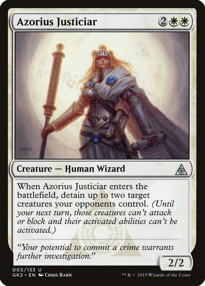 Azorius Justiciar [Ravnica Allegiance Guild Kit] | Rock City Comics