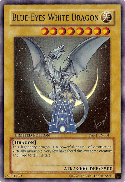 Blue-Eyes White Dragon [YAP1-EN001] Ultra Rare | Rock City Comics