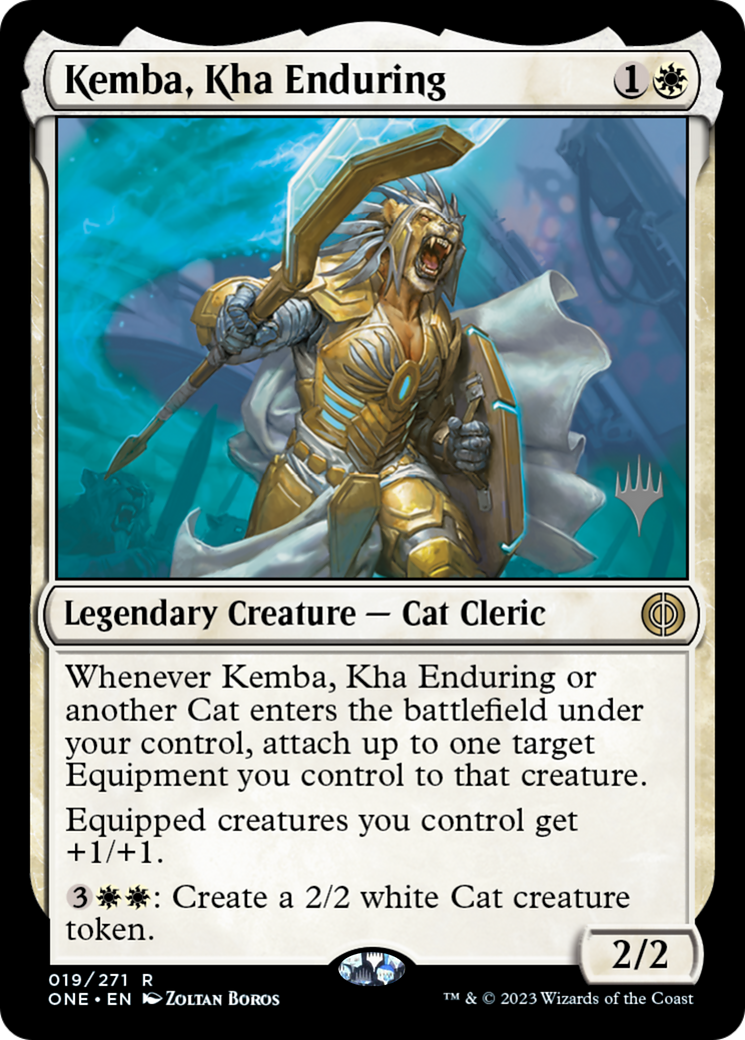 Kemba, Kha Enduring (Promo Pack) [Phyrexia: All Will Be One Promos] | Rock City Comics