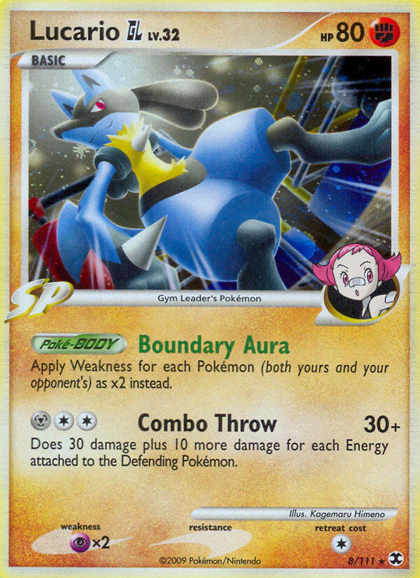 Lucario GL (8/111) [Platinum: Rising Rivals] | Rock City Comics