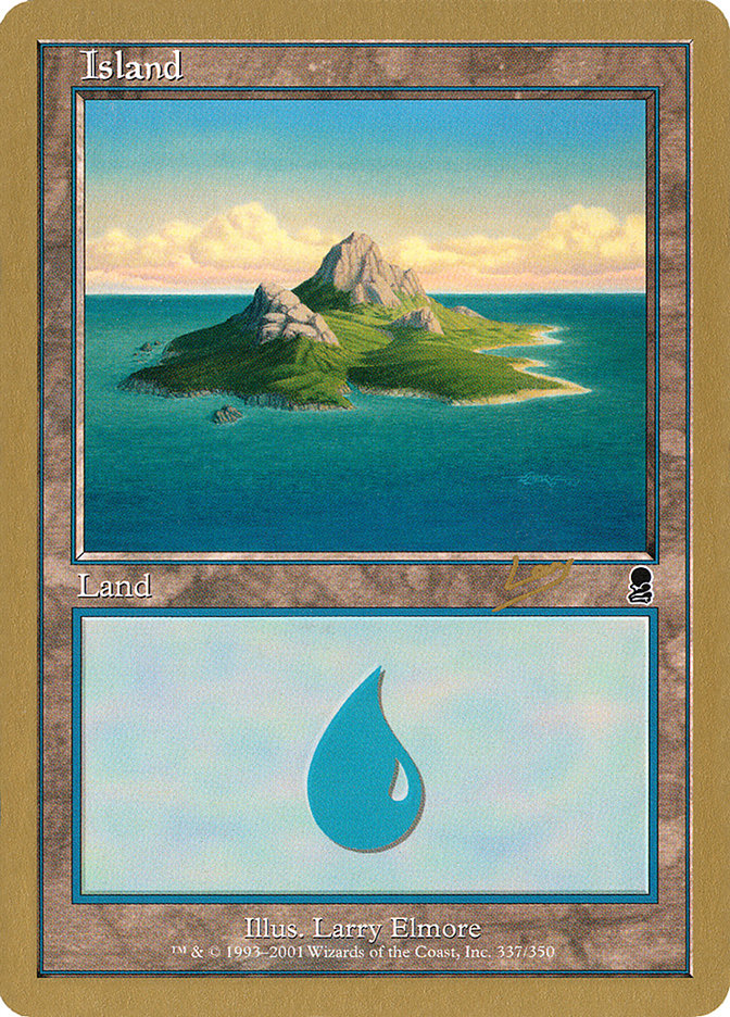 Island (rl337) (Raphael Levy) [World Championship Decks 2002] | Rock City Comics