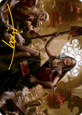 Gisa, Glorious Resurrector Art Card (Gold-Stamped Signature) [Innistrad: Midnight Hunt Art Series] | Rock City Comics