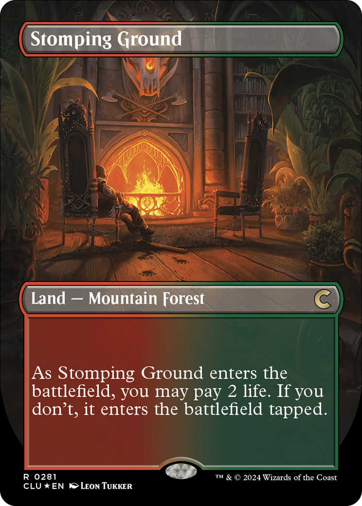 Stomping Ground (Borderless) [Ravnica: Clue Edition] | Rock City Comics