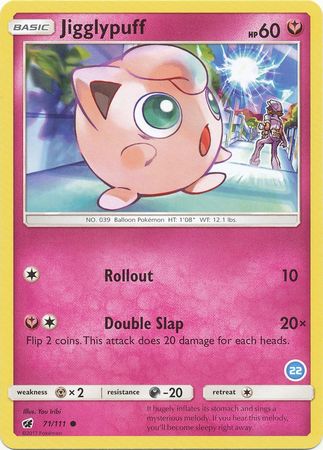 Jigglypuff (71/111) (Deck Exclusive #22) [Sun & Moon: Trainer Kit - Alolan Ninetales] | Rock City Comics