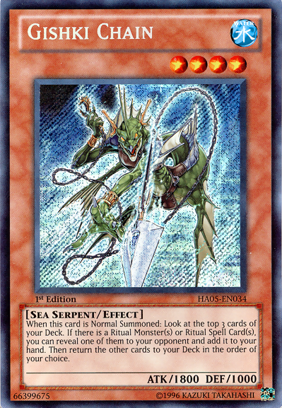 Gishki Chain [HA05-EN034] Secret Rare | Rock City Comics