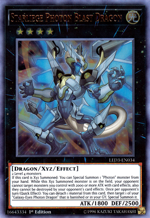 Starliege Photon Blast Dragon [LED3-EN034] Ultra Rare | Rock City Comics