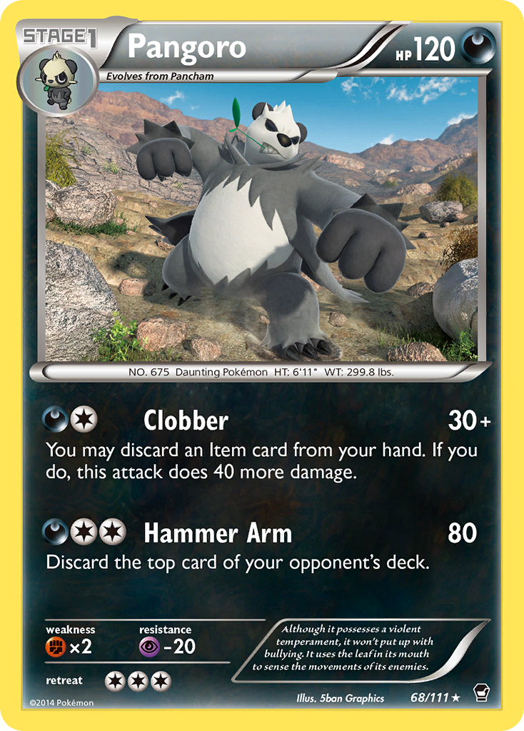 Pangoro (68/111) [XY: Furious Fists] | Rock City Comics