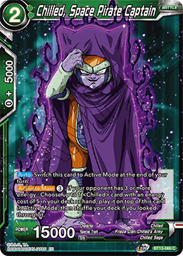 Chilled, Space Pirate Captain (Common) [BT13-066] | Rock City Comics