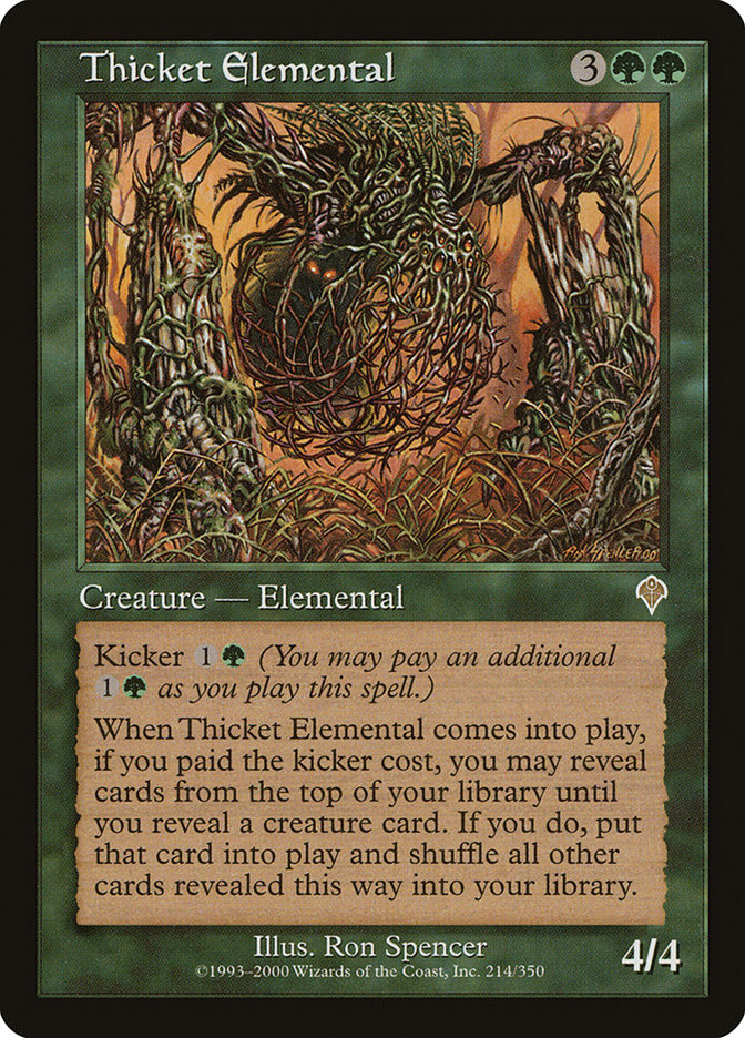 Thicket Elemental [Invasion] | Rock City Comics