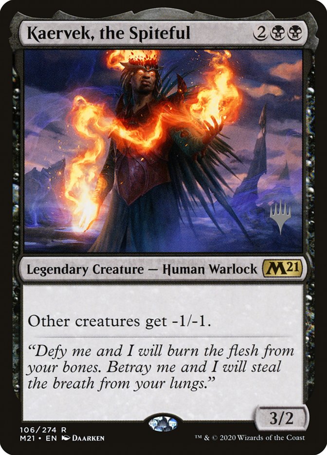 Kaervek, the Spiteful (Promo Pack) [Core Set 2021 Promos] | Rock City Comics