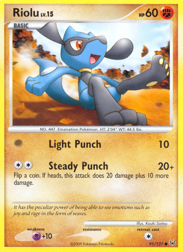 Riolu (91/127) [Platinum: Base Set] | Rock City Comics