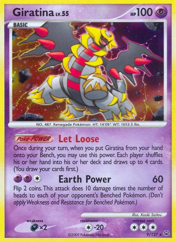 Giratina (9/127) [Platinum: Base Set] | Rock City Comics