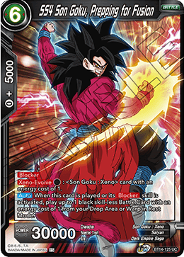 SS4 Son Goku, Prepping for Fusion (BT14-125) [Cross Spirits] | Rock City Comics