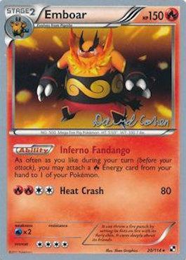 Emboar (20/114) (Twinboar - David Cohen) [World Championships 2011] | Rock City Comics