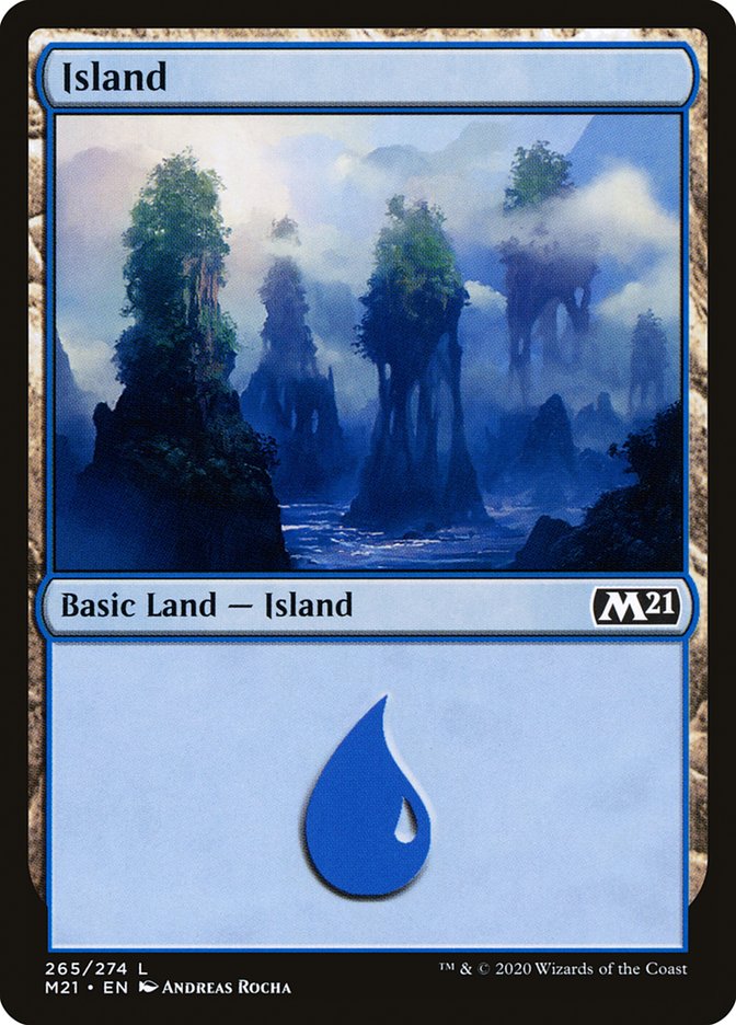 Island (265) [Core Set 2021] | Rock City Comics