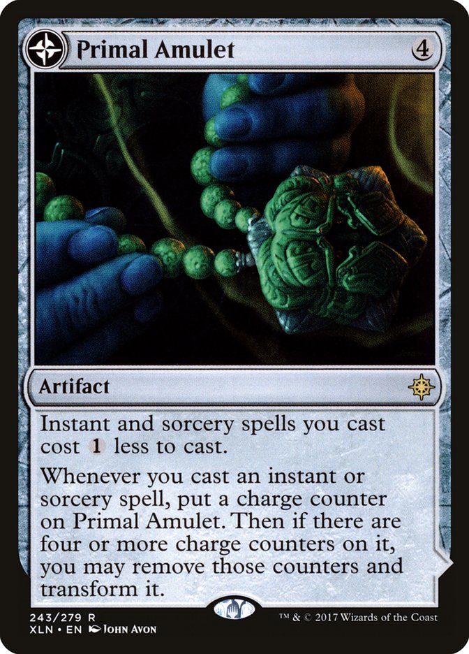 Primal Amulet // Primal Wellspring [Ixalan] | Rock City Comics