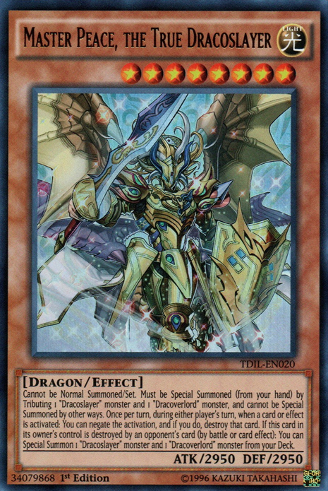 Master Peace, the True Dracoslayer [TDIL-EN020] Ultra Rare | Rock City Comics