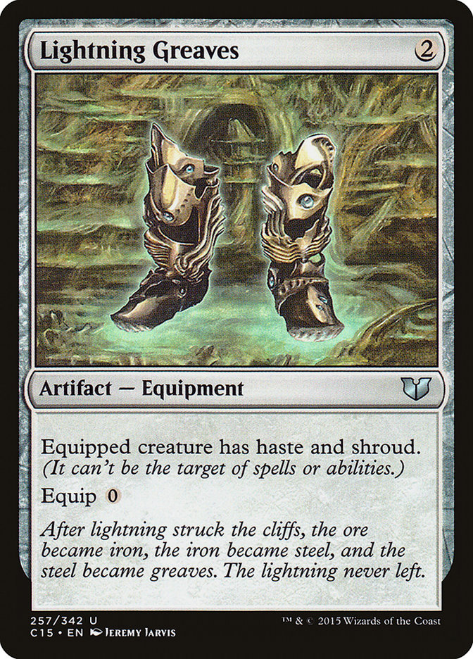 Lightning Greaves [Commander 2015] | Rock City Comics