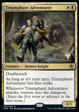 Triumphant Adventurer (Promo Pack) [Dungeons & Dragons: Adventures in the Forgotten Realms Promos] | Rock City Comics