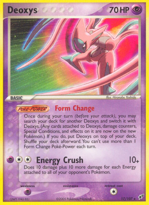 Deoxys (17/107) [EX: Deoxys] | Rock City Comics