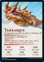 Tarrasque Art Card [Dungeons & Dragons: Adventures in the Forgotten Realms Art Series] | Rock City Comics