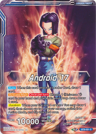 Android 17 // Android 17, Universal Guardian [BT9-021] | Rock City Comics