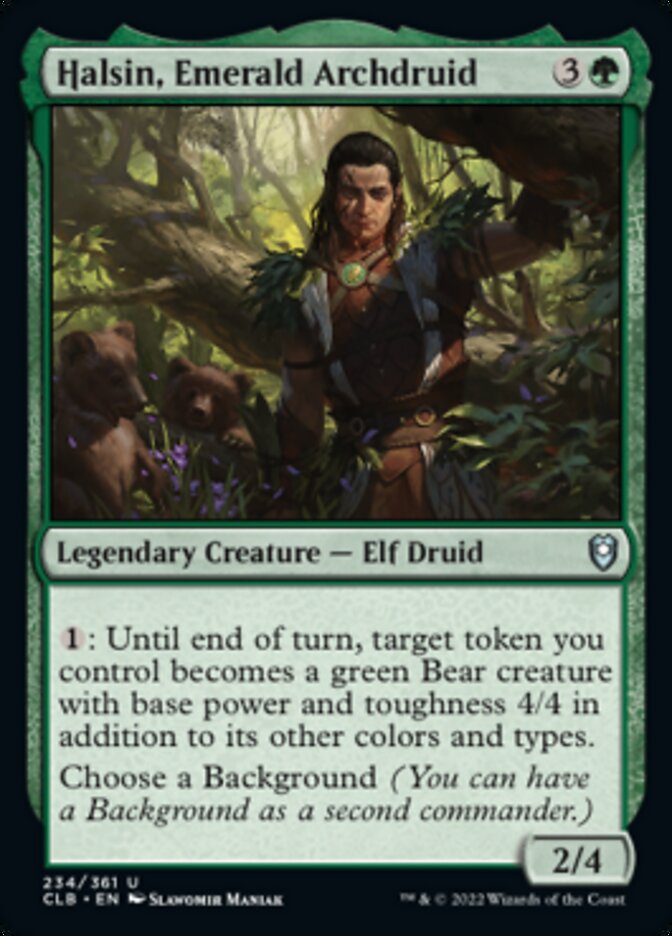 Halsin, Emerald Archdruid [Commander Legends: Battle for Baldur's Gate] | Rock City Comics