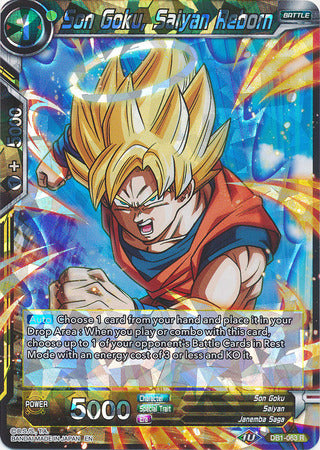 Son Goku, Saiyan Reborn (DB1-063) [Dragon Brawl] | Rock City Comics