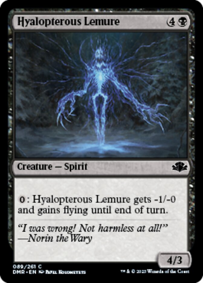 Hyalopterous Lemure [Dominaria Remastered] | Rock City Comics