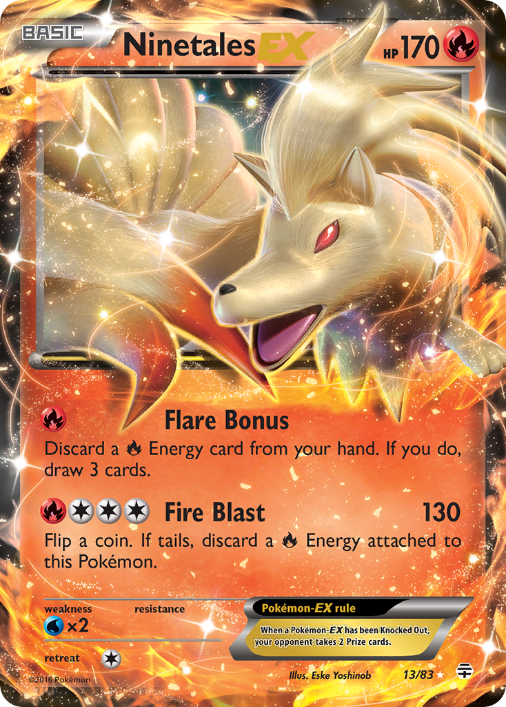 Ninetales EX (13/83) [XY: Generations] | Rock City Comics