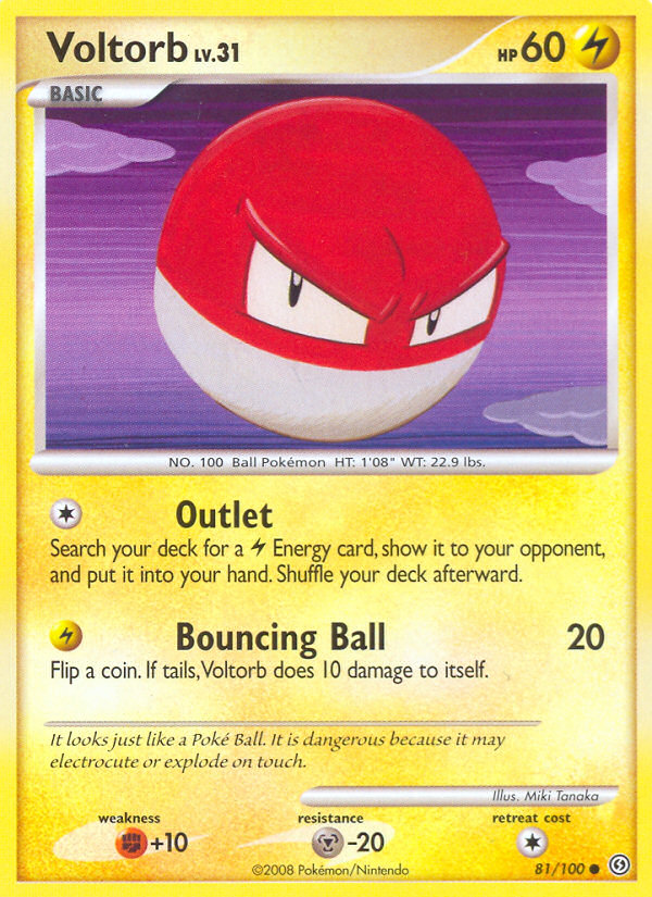 Voltorb (81/100) [Diamond & Pearl: Stormfront] | Rock City Comics