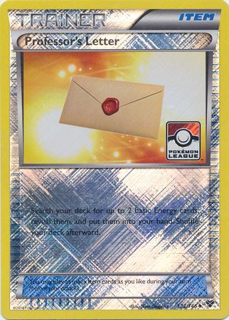 Professor's Letter (123/146) (League Promo) [XY: Base Set] | Rock City Comics