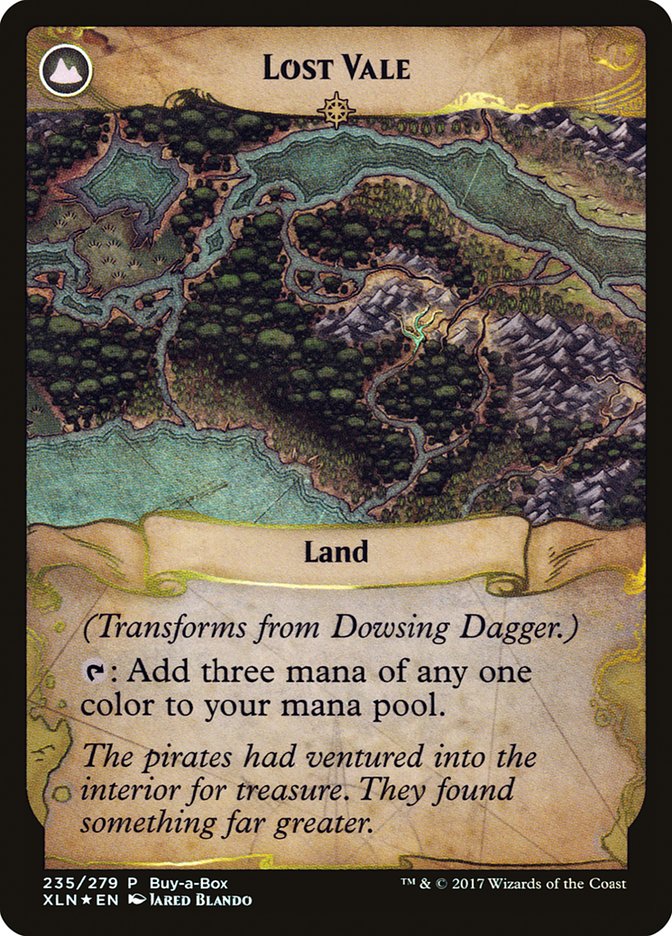 Dowsing Dagger // Lost Vale (Buy-A-Box) [Ixalan Treasure Chest] | Rock City Comics