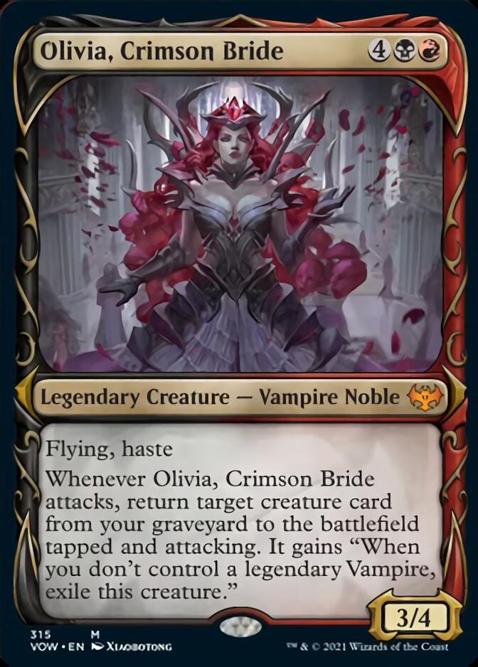 Olivia, Crimson Bride (Showcase Fang Frame) [Innistrad: Crimson Vow] | Rock City Comics