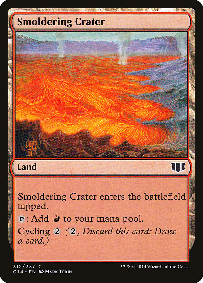 Smoldering Crater [Commander 2014] | Rock City Comics