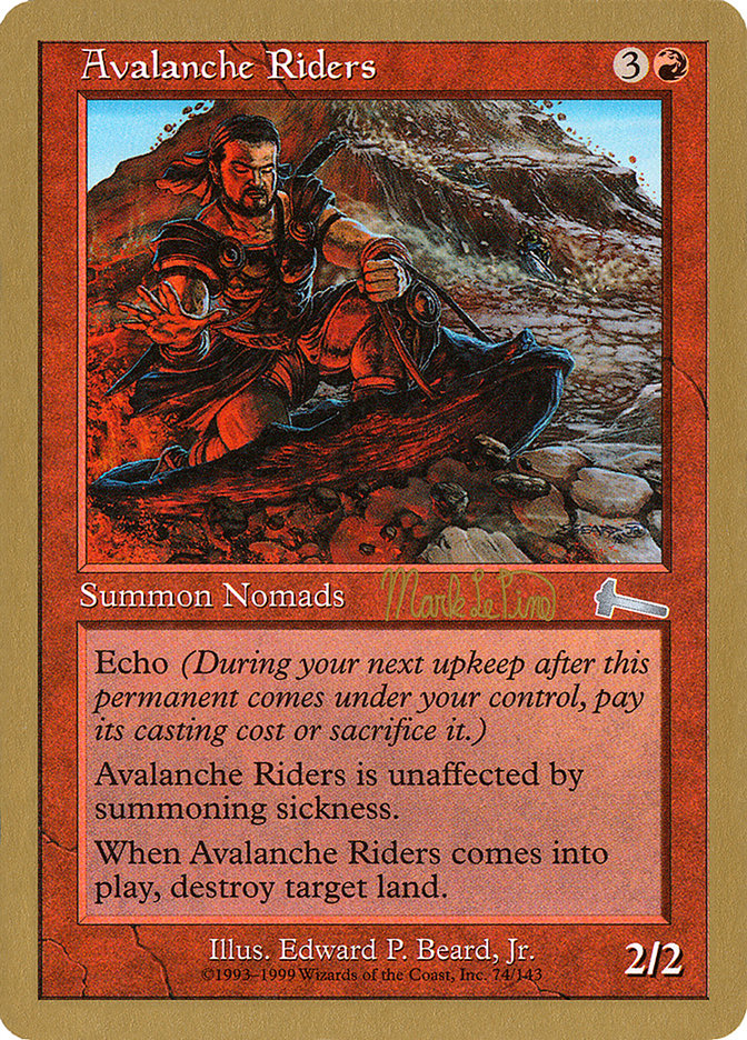 Avalanche Riders (Mark Le Pine) [World Championship Decks 1999] | Rock City Comics