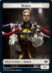 Human (001) // Spirit Cleric Double-sided Token [Innistrad: Crimson Vow Tokens] | Rock City Comics