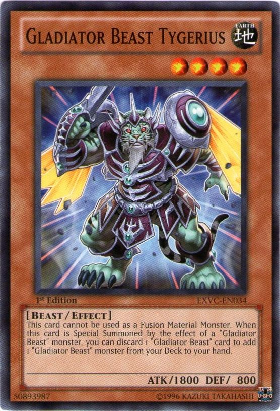 Gladiator Beast Tygerius [EXVC-EN034] Common | Rock City Comics