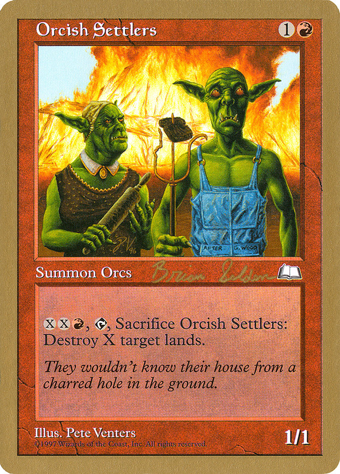 Orcish Settlers (Brian Selden) [World Championship Decks 1998] | Rock City Comics