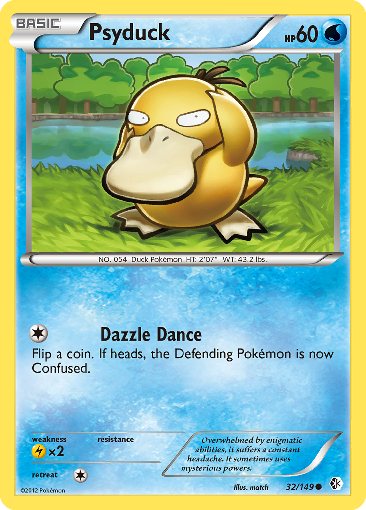 Psyduck (32/149) [Black & White: Boundaries Crossed] | Rock City Comics