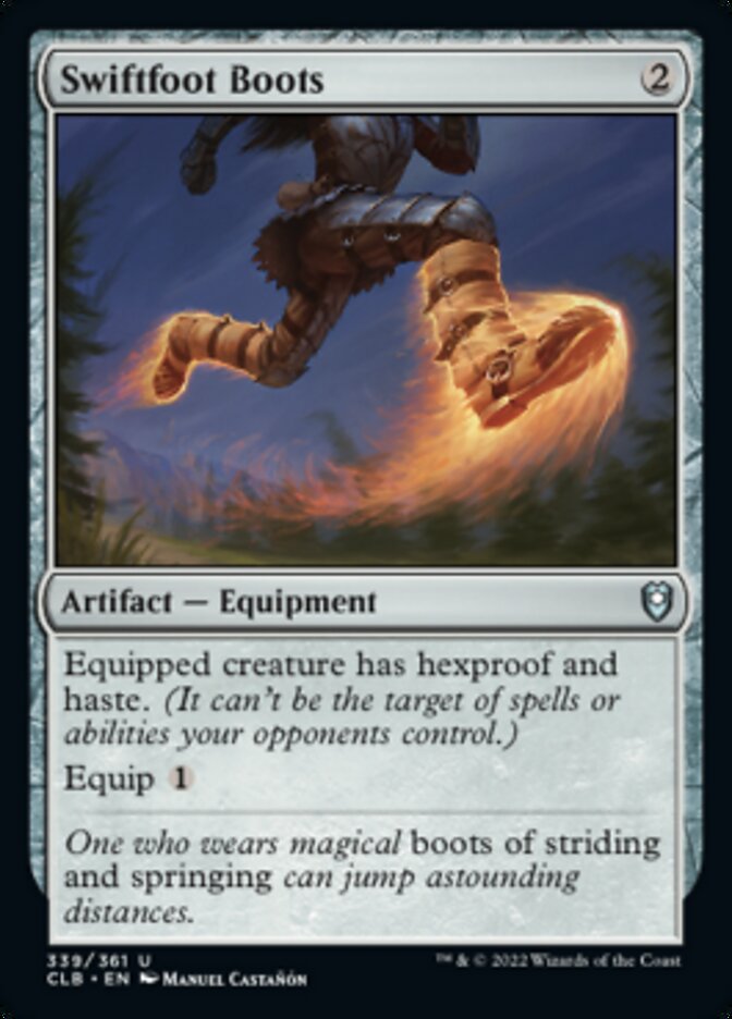 Swiftfoot Boots [Commander Legends: Battle for Baldur's Gate] | Rock City Comics