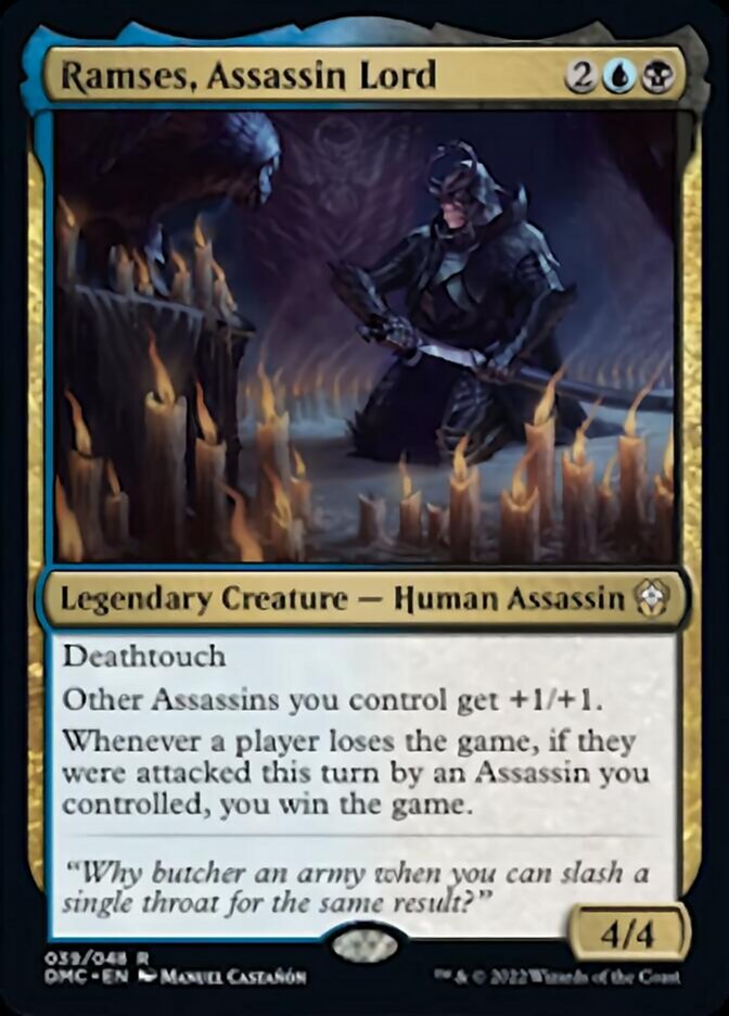 Ramses, Assassin Lord [Dominaria United Commander] | Rock City Comics