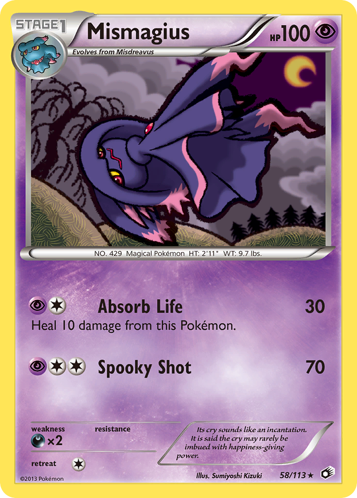 Mismagius (58/113) [Black & White: Legendary Treasures] | Rock City Comics