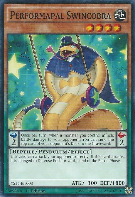 Performapal Swincobra [YS16-EN003] Common | Rock City Comics