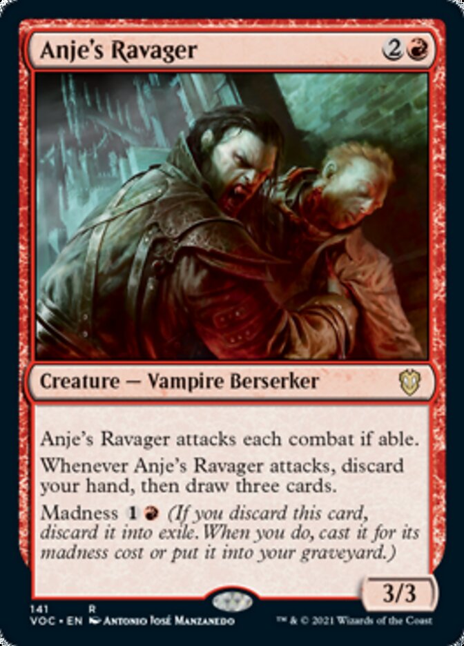 Anje's Ravager [Innistrad: Crimson Vow Commander] | Rock City Comics