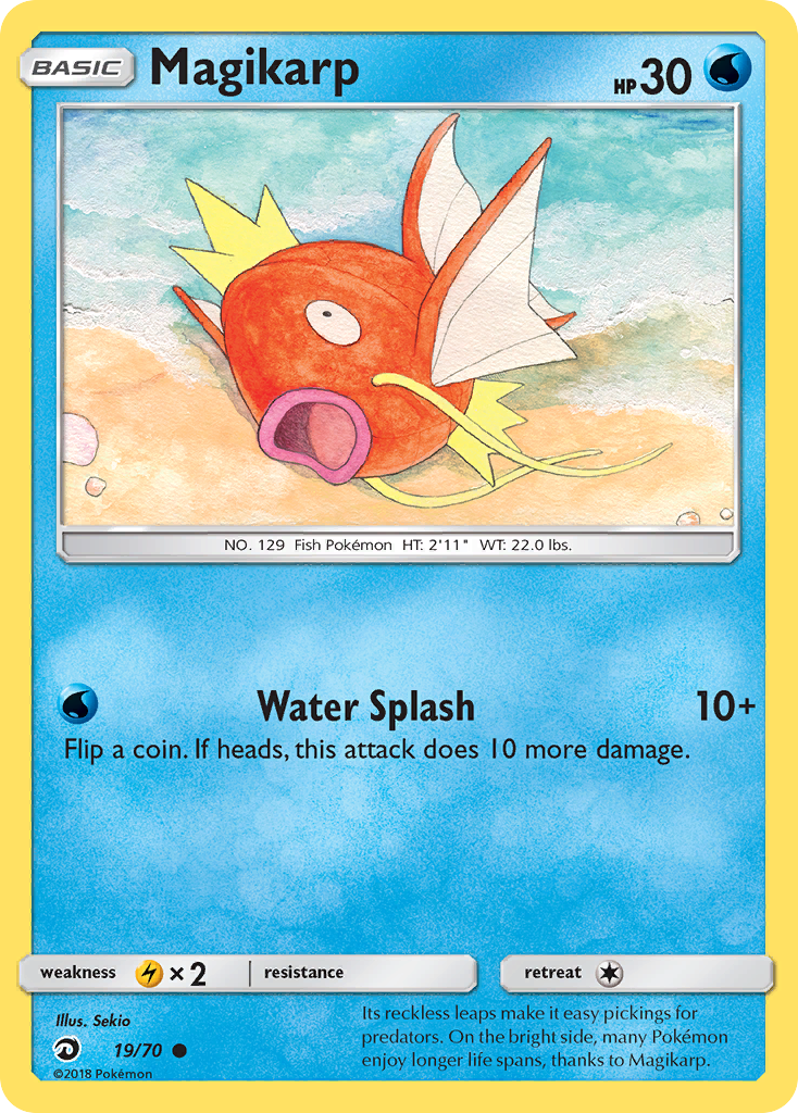 Magikarp (19/70) [Sun & Moon: Dragon Majesty] | Rock City Comics