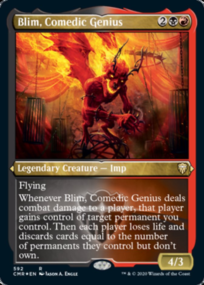 Blim, Comedic Genius (Etched) [Commander Legends] | Rock City Comics